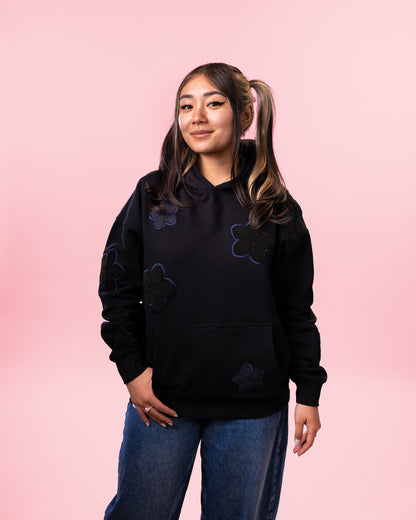 Sudadera con capucha negra - Hoshi