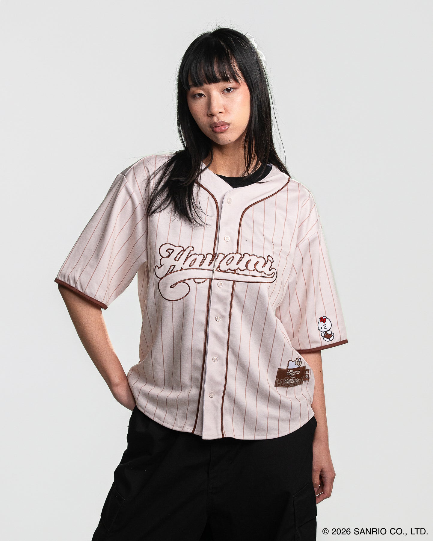 Baseball-Trikot Beige Hayami | Hello Kitty