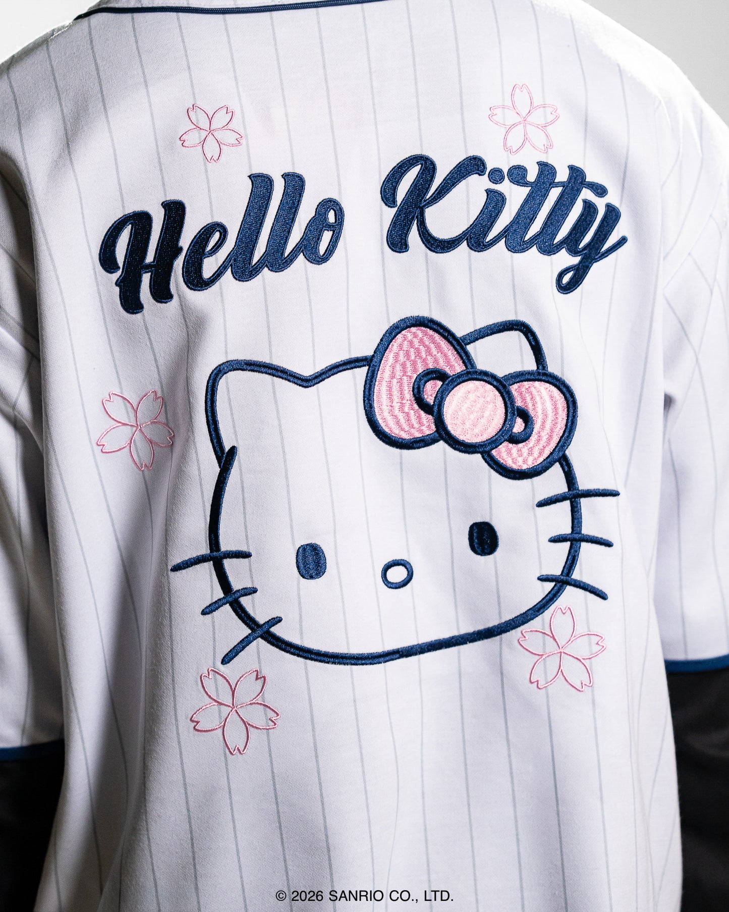 Hayami weißes Baseball-Trikot | Hello Kitty